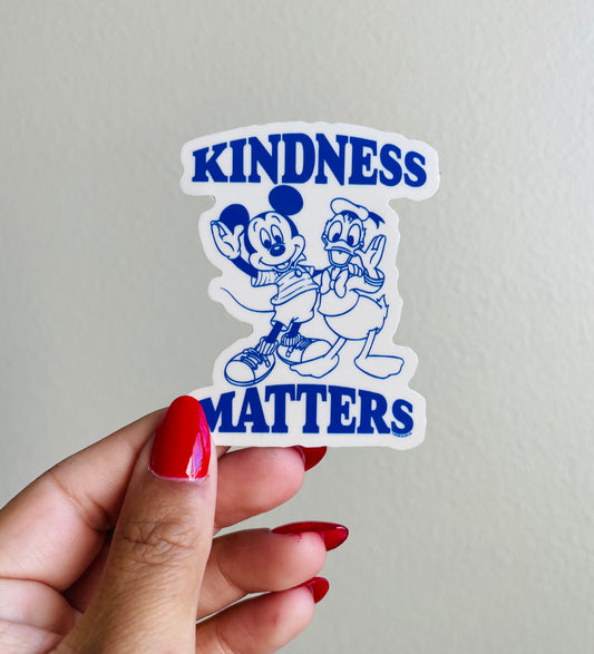 Kindness Matters Mickey Sticker