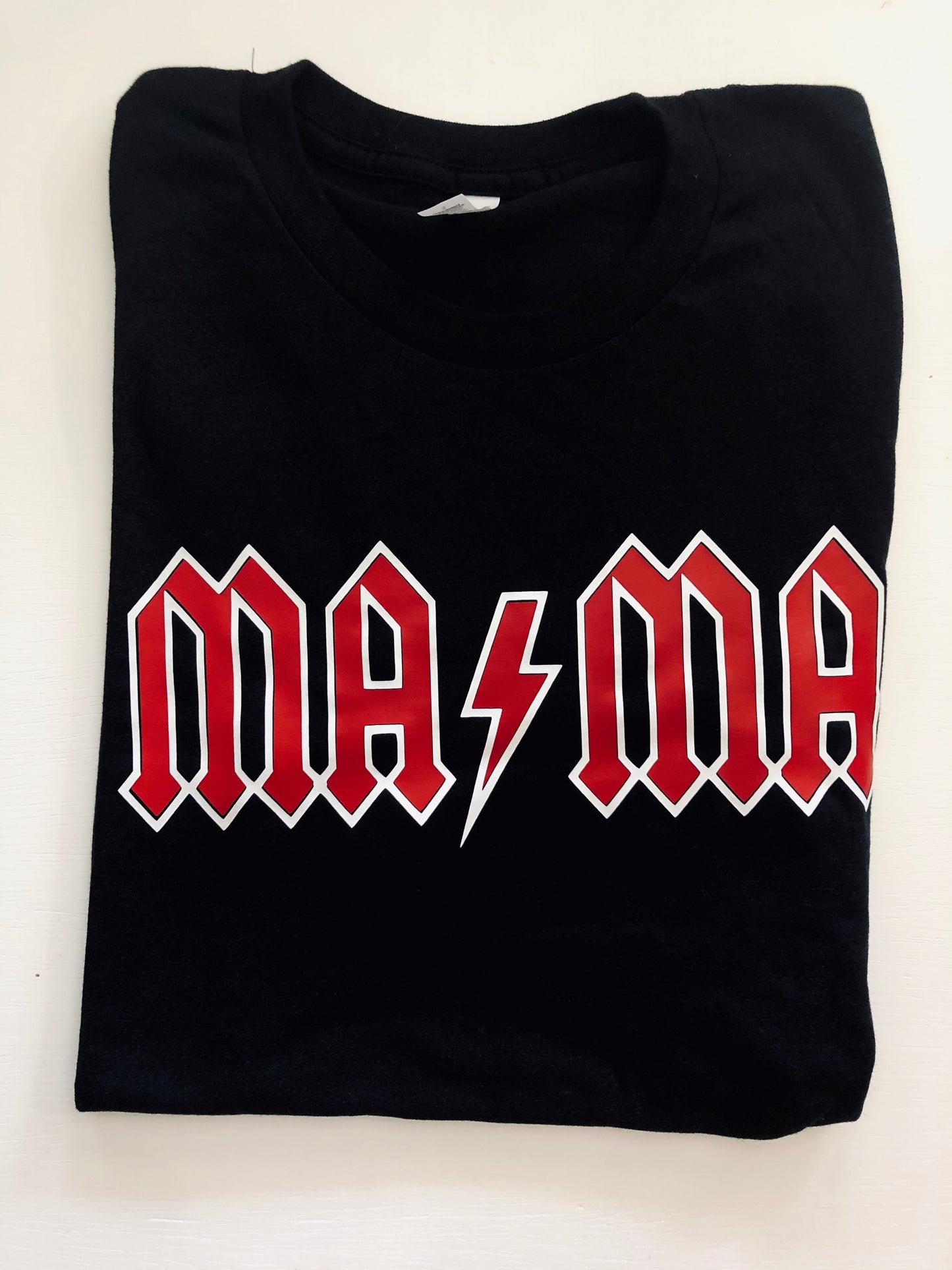 Mama AD/DC Style T-shirt